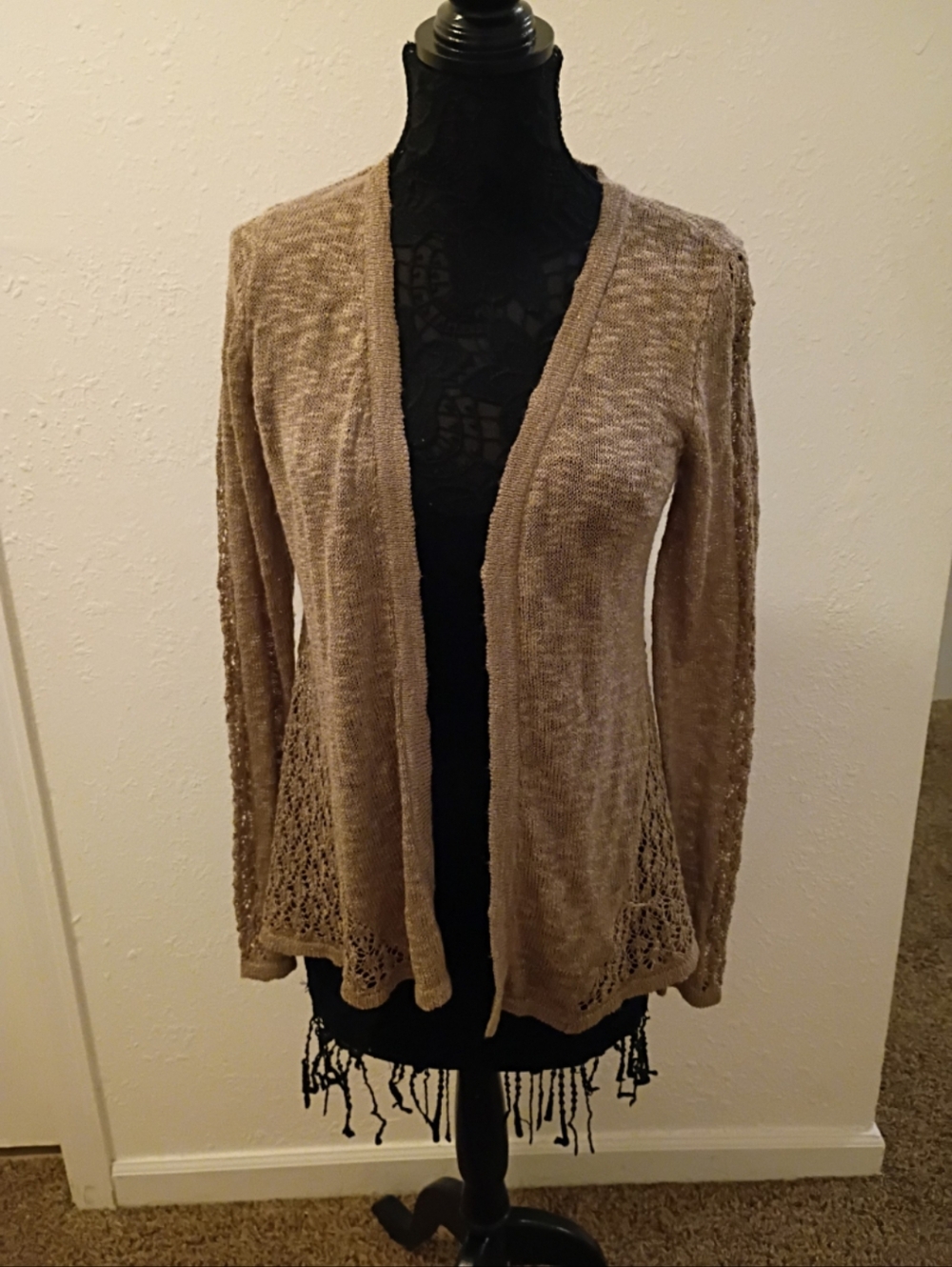 Bellini Tan Women's Cardigan Sweater